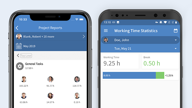 TimeTac Time Tracking App reports