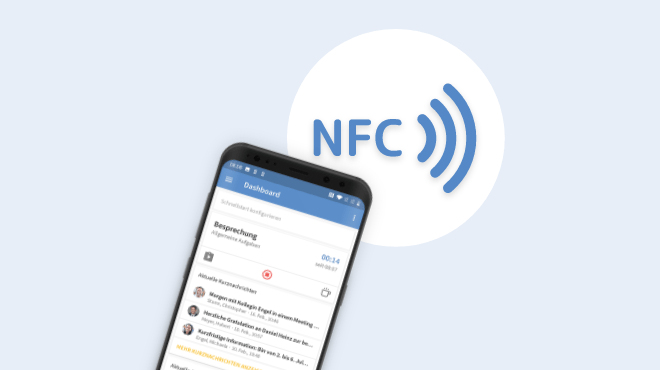 Zeiterfassung für Gebäudereinigungsunternehmen mit dem NFC-Smartphone
