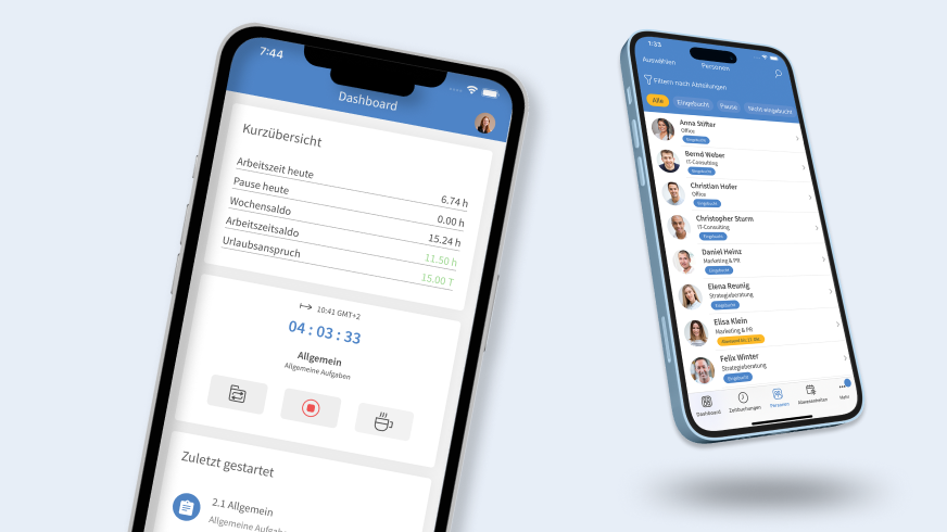 TimeTac praktische Apps TimeTac praktische Apps
