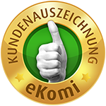 Badge: eKomi, Gold