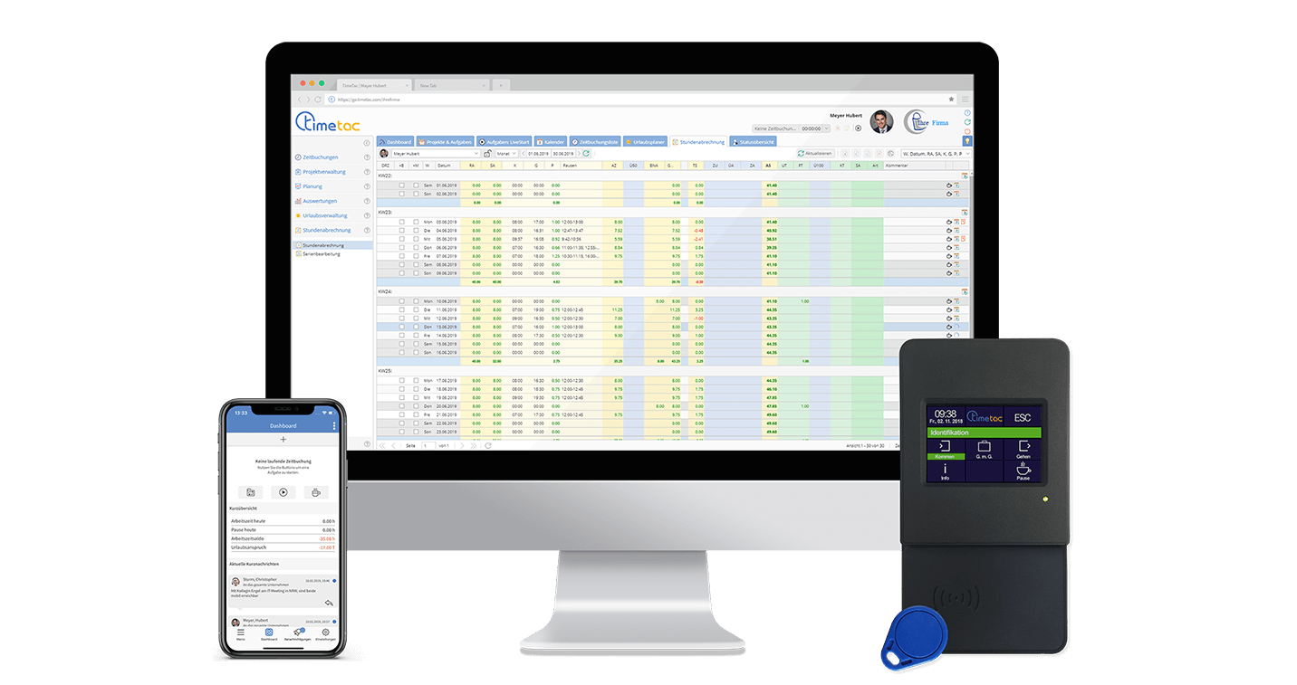 TimeTac Time Tracking for Construction Sites multi-device