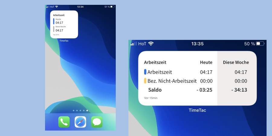 TimeTac App Widgets TimeTac App Widgets