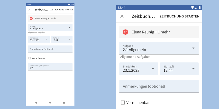 TimeTac Team-Erfassung Statusübersicht Personen