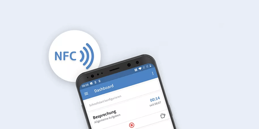 TimeTac NFC-Arbeitszeiterfassung