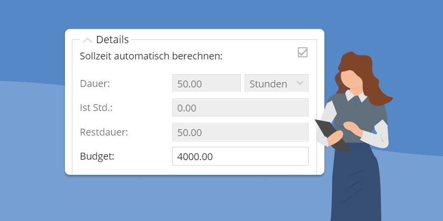 TimeTac Projektzeiterfassung Zeitbudget definieren