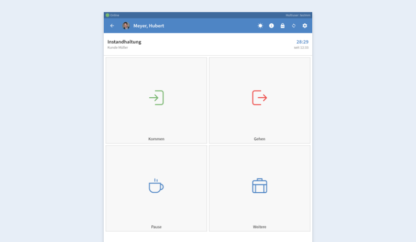 Terminal-Ansicht Multiuser-App Android Terminal-Ansicht Multiuser-App Android