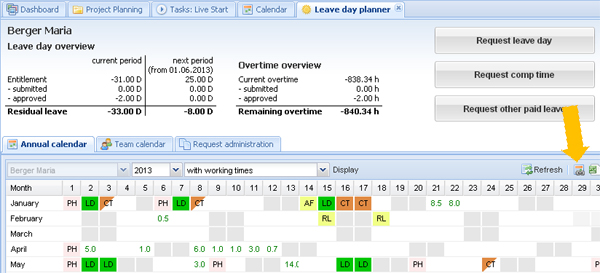 iCal Export Now Available for Annual and Team Calendars TimeTac iCal Export Now Available for Annual and Team Calendars TimeTac