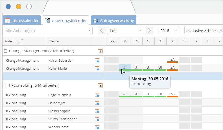 Team-abteilungs-kalender-manager-self-sevice