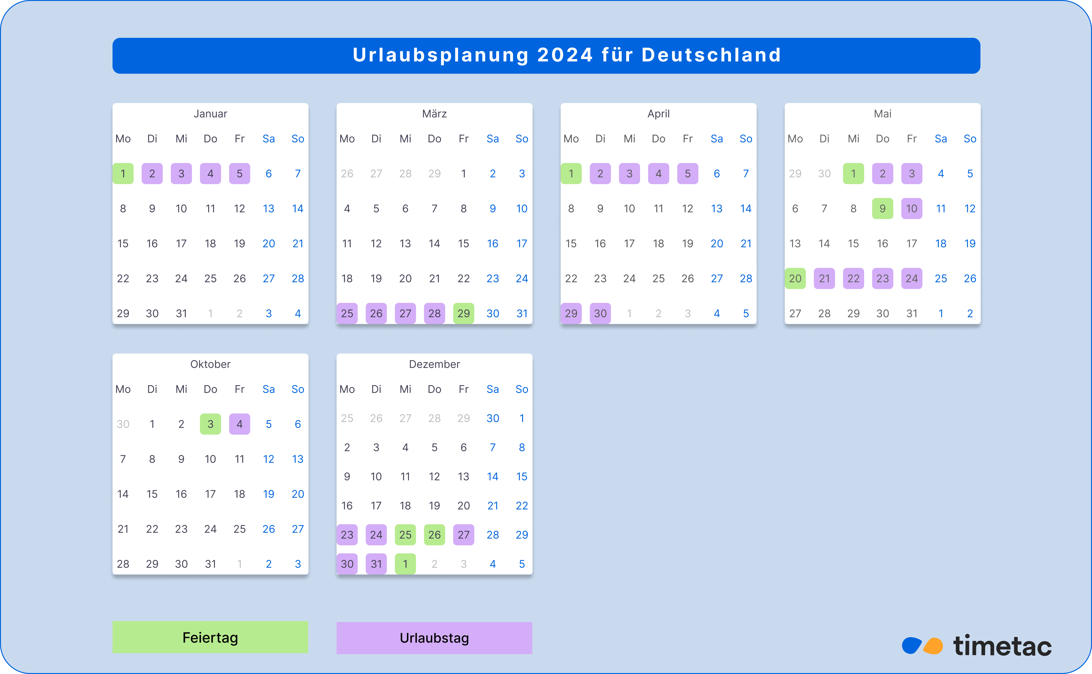 Urlaubsplanung Deutschland 2024