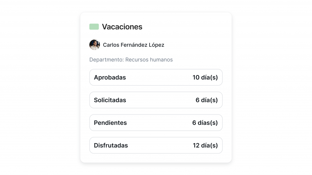 Gestión de Ausencias
