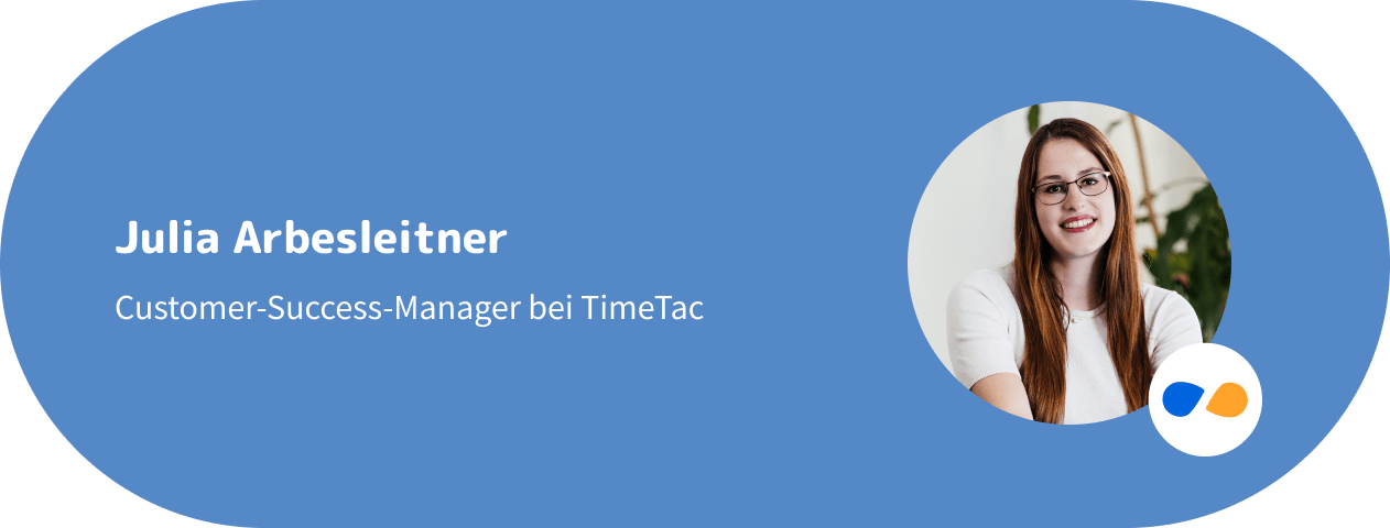 Julia Arbesleitner vom Customer-Success-Team Julia Arbesleitner vom Customer-Success-Team
