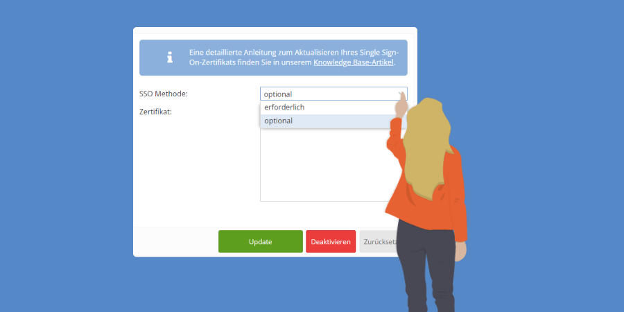 Single Sign-On-Login in TimeTac optional oder verpflichtend Single Sign-On-Login in TimeTac optional oder verpflichtend