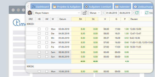 TimeTac Arbeitszeiterfassung Stundenabrechnung TimeTac Arbeitszeiterfassung Stundenabrechnung