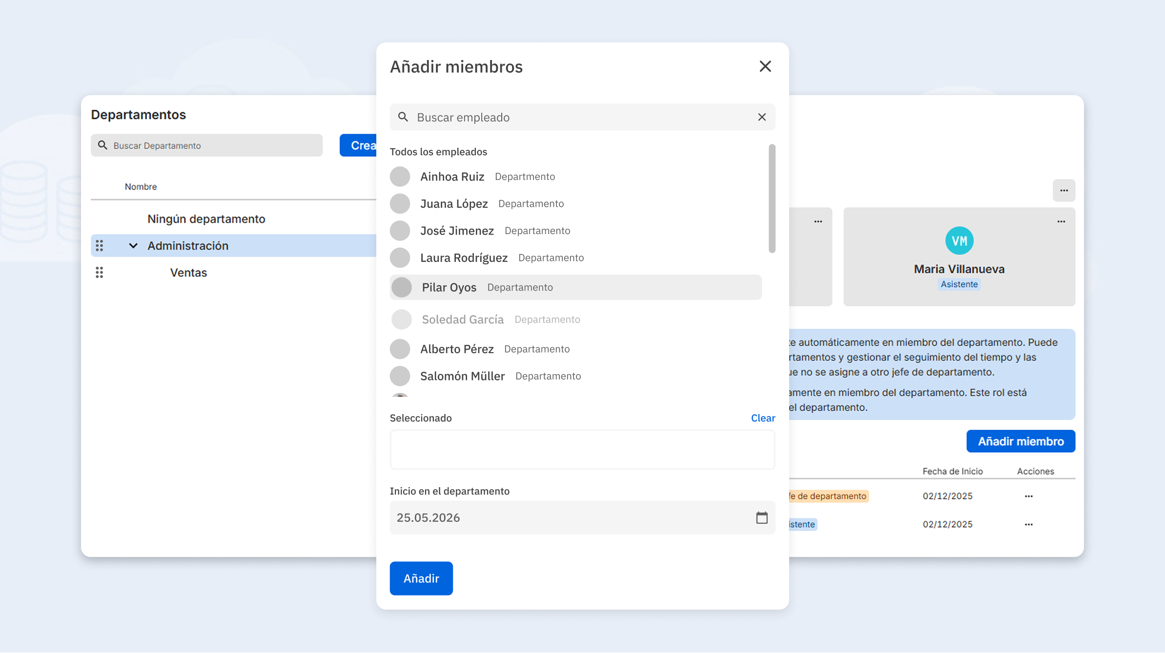 Geovallas y control horario móvil con la App de TimeTac Departamentos