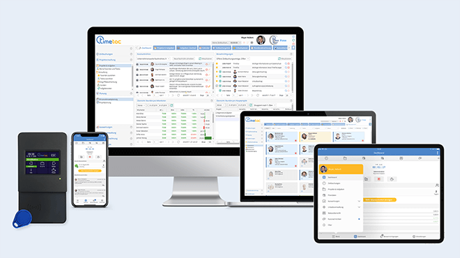 Elektronische Zeiterfassung multidevice-fähig Elektronische Zeiterfassung multidevice-fähig