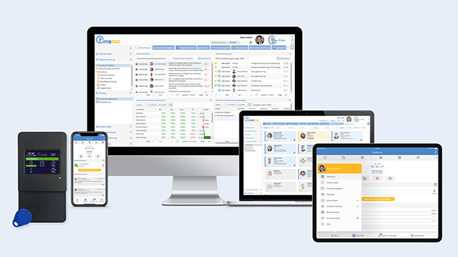 Elektronische Zeiterfassung multidevice-fähig