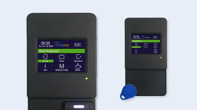 TimeTac Time Tracking for the Retail Industry with Evo Basic clocking in machine TimeTac Time Tracking for the Retail Industry with Evo Basic clocking in machine