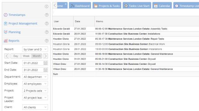 TimeTac Project Time Tracking Export and Print TimeTac Project Time Tracking Export and Print