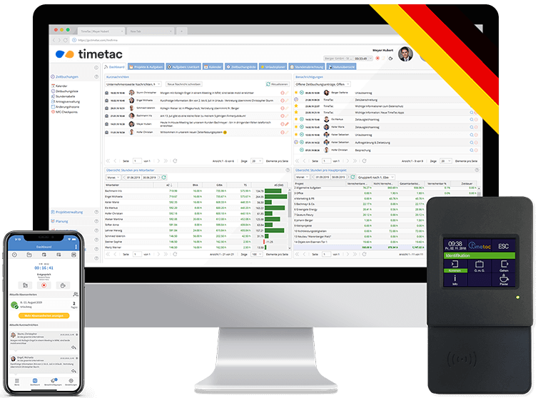 Zeiterfassung für Unternehmen in Deutschland