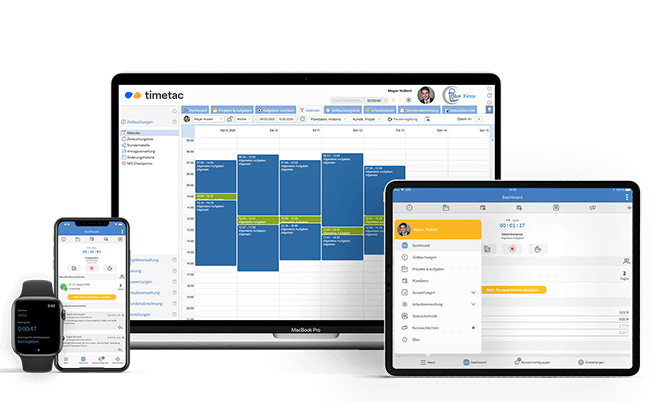 TimeTac Zeiterfassung für iMac, iPad, iPhone und Apple Watch