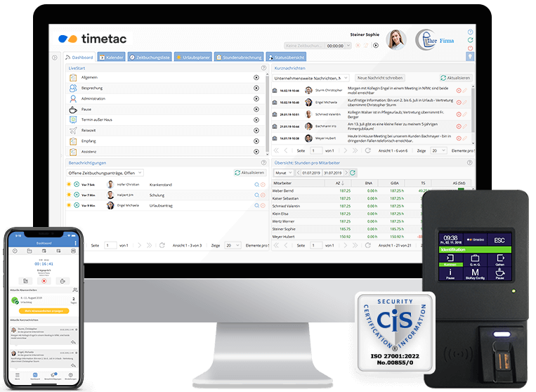 TimeTac Personalzeiterfassung