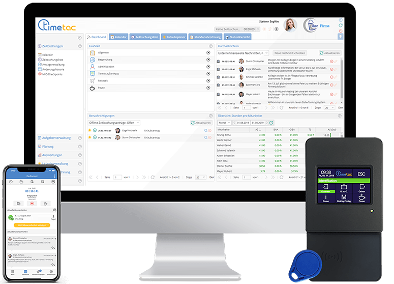 TimeTac Mitarbeiter-Zeiterfassung TimeTac Mitarbeiter-Zeiterfassung