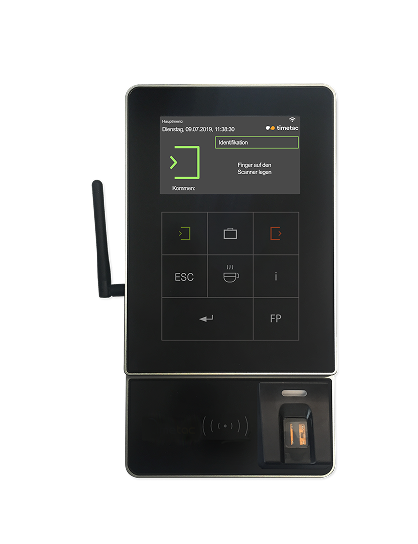 TimeTac · máquina de fichar Evo Basic