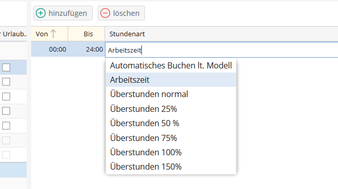 Zuschläge in der TimeTac Arbeitszeiterfassung definieren Zuschläge in der TimeTac Arbeitszeiterfassung definieren