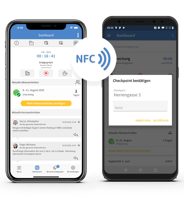 TimeTac NFC-Zeiterfassung TimeTac NFC-Zeiterfassung