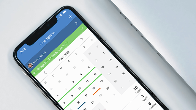 Mobile Zeiterfassungs App für iOS Mobile Zeiterfassungs App für iOS