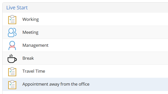 Inicie y detenga una tarea con un solo clic Inicie y detenga una tarea con un solo clic