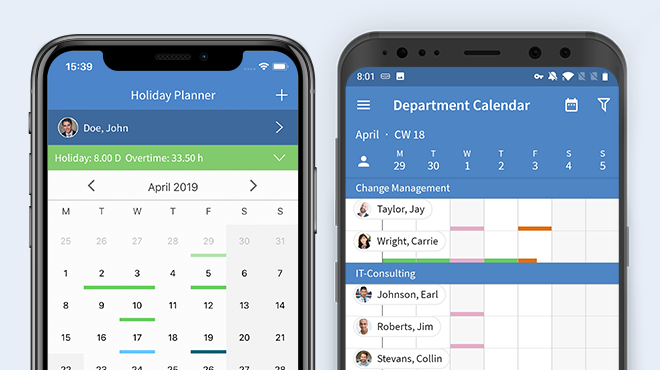 TimeTac Time Tracking App: mobile holiday planner TimeTac Time Tracking App: mobile holiday planner