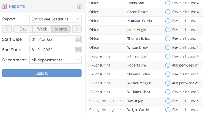 TimeTac Time Tracking on Mac: Employee Reports TimeTac Time Tracking on Mac: Employee Reports