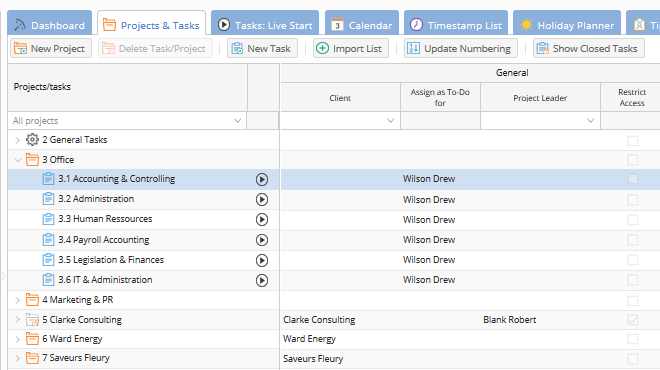 TimeTac Project Time Tracking: manage tasks and projects from your browser