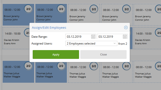 TimeTac Shift Planner: easily assign employees to shifts TimeTac Shift Planner: easily assign employees to shifts