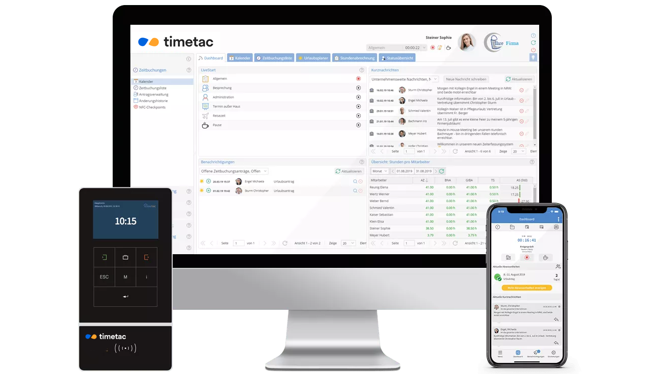 TimeTac Time Tracking for the Medical Practice multi-device TimeTac Time Tracking for the Medical Practice multi-device