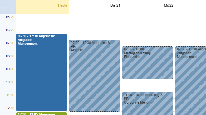 Plandaten in eine Zeitbuchung umwandeln Plandaten in eine Zeitbuchung umwandeln