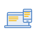 Icon: TimeTac can be used mobile and stationary Icon: TimeTac can be used mobile and stationary