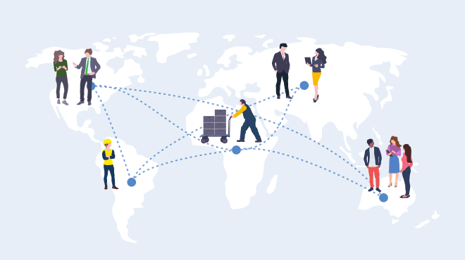 Trabaja en todos los países y ubicaciones con un único sistema