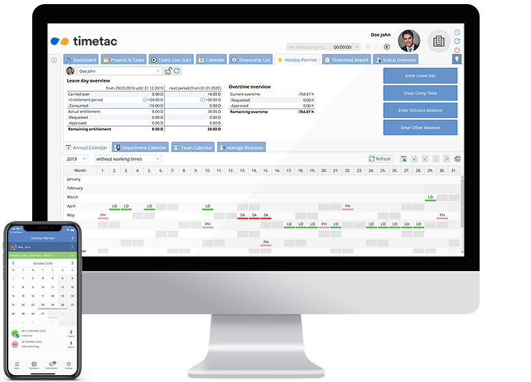 TimeTac Leave Management system