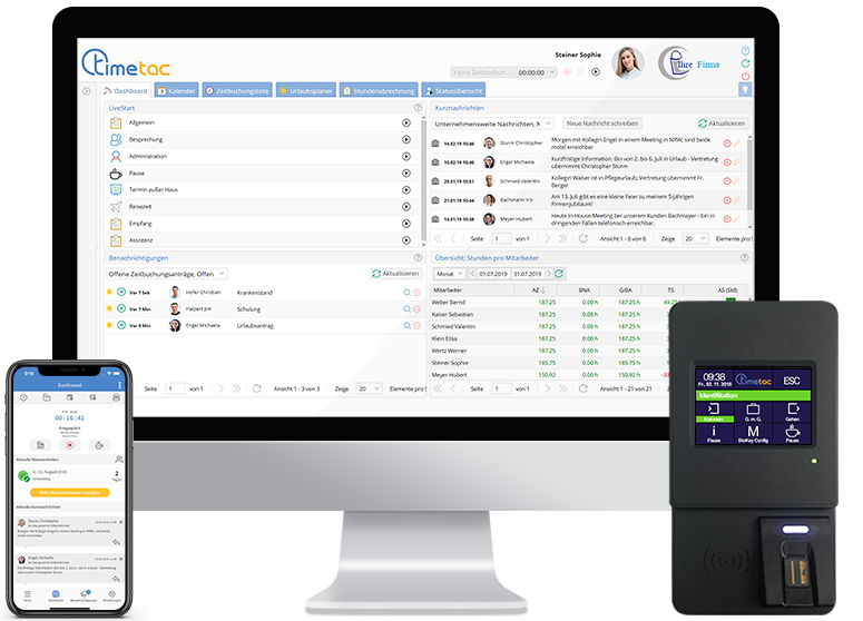TimeTac Mitarbeiter Zeiterfassung TimeTac Mitarbeiter Zeiterfassung