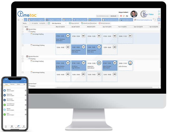 Header TimeTac Personaleinsatzplanung