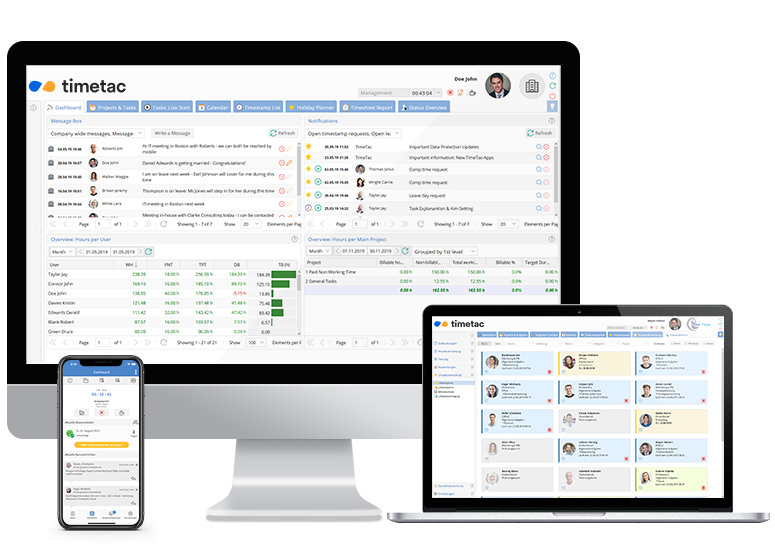 TimeTac Web based Time Tracking Software