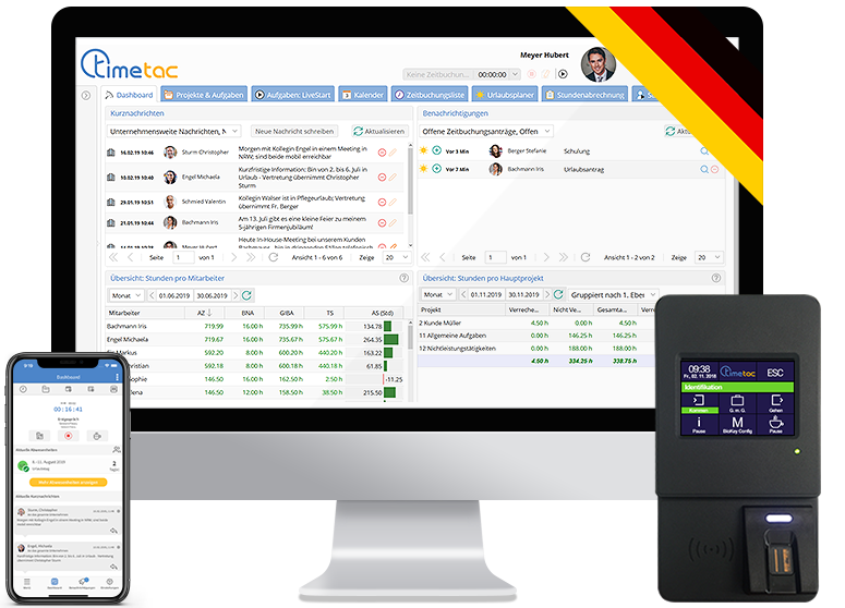 Header Zeiterfassung Deutschland Header TimeTac Zeiterfassung Deutschland