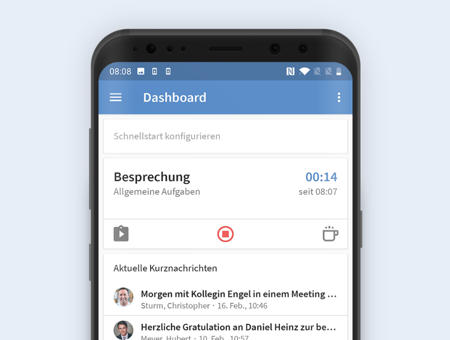 TimeTac Android App TimeTac Android App