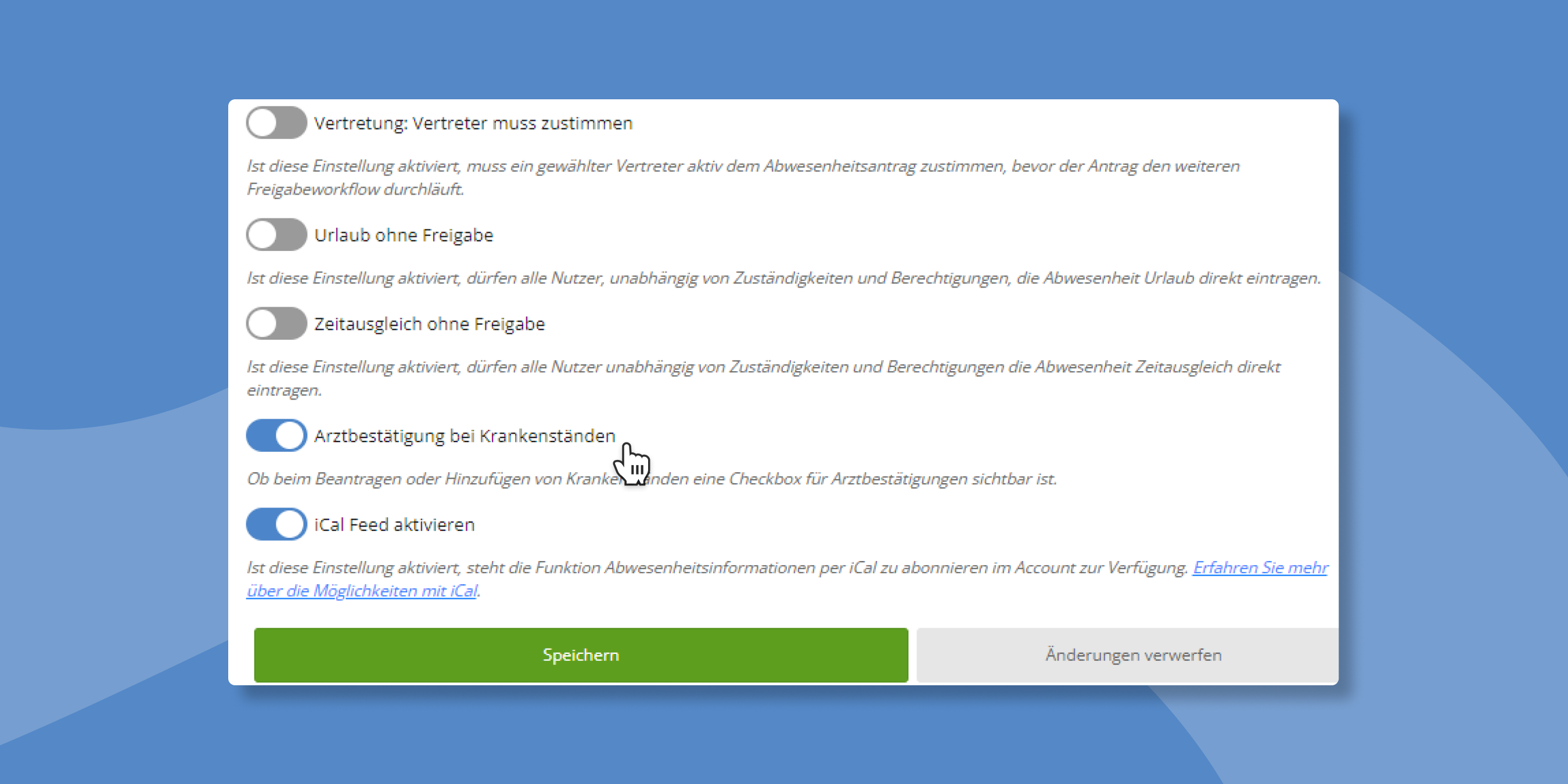 TimeTac Accounteinstellungen Arztbestätigung TimeTac Accounteinstellungen Arztbestätigung