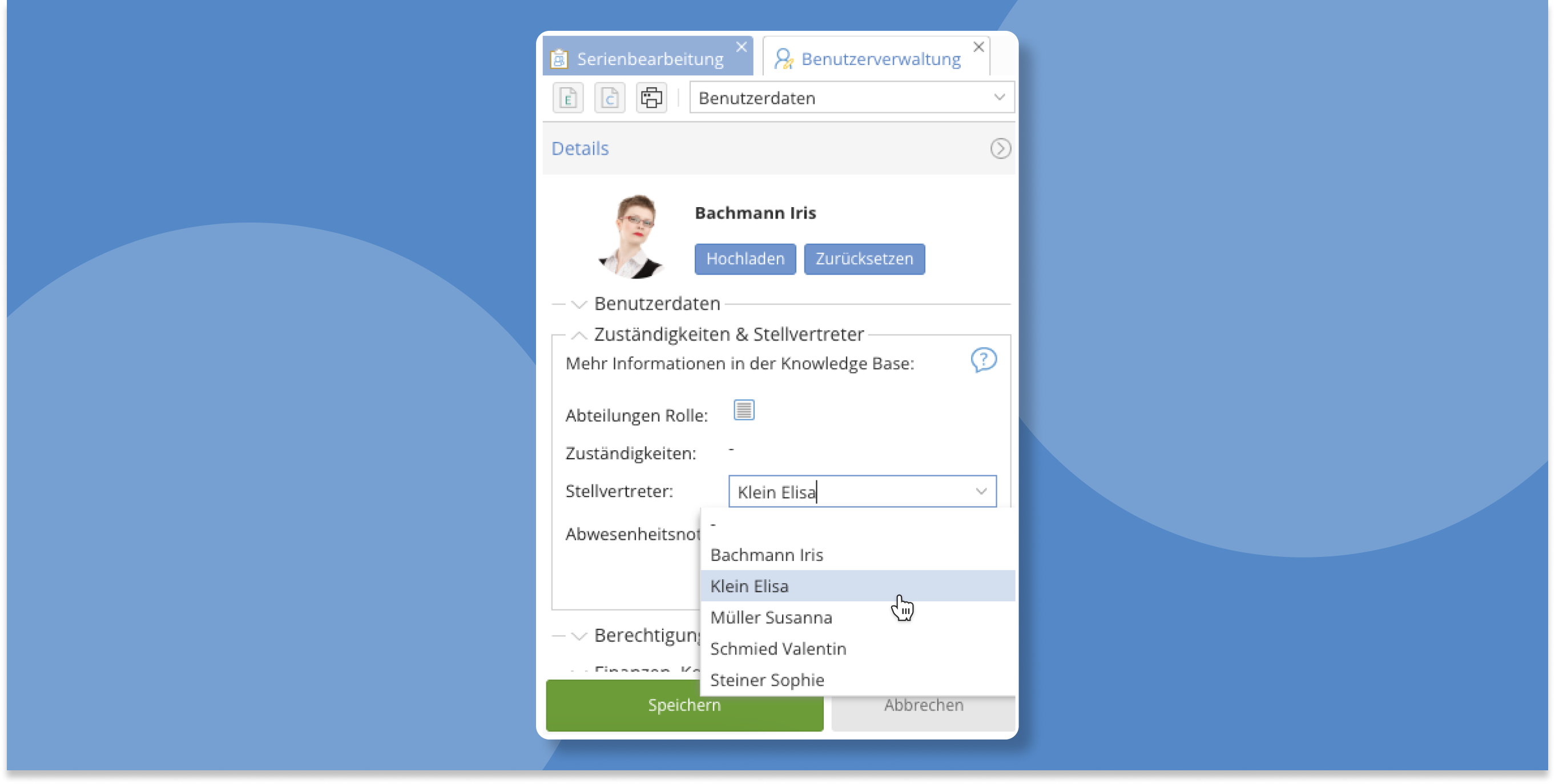 TimeTac Stellvertreterregelung TimeTac Stellvertreterregelung