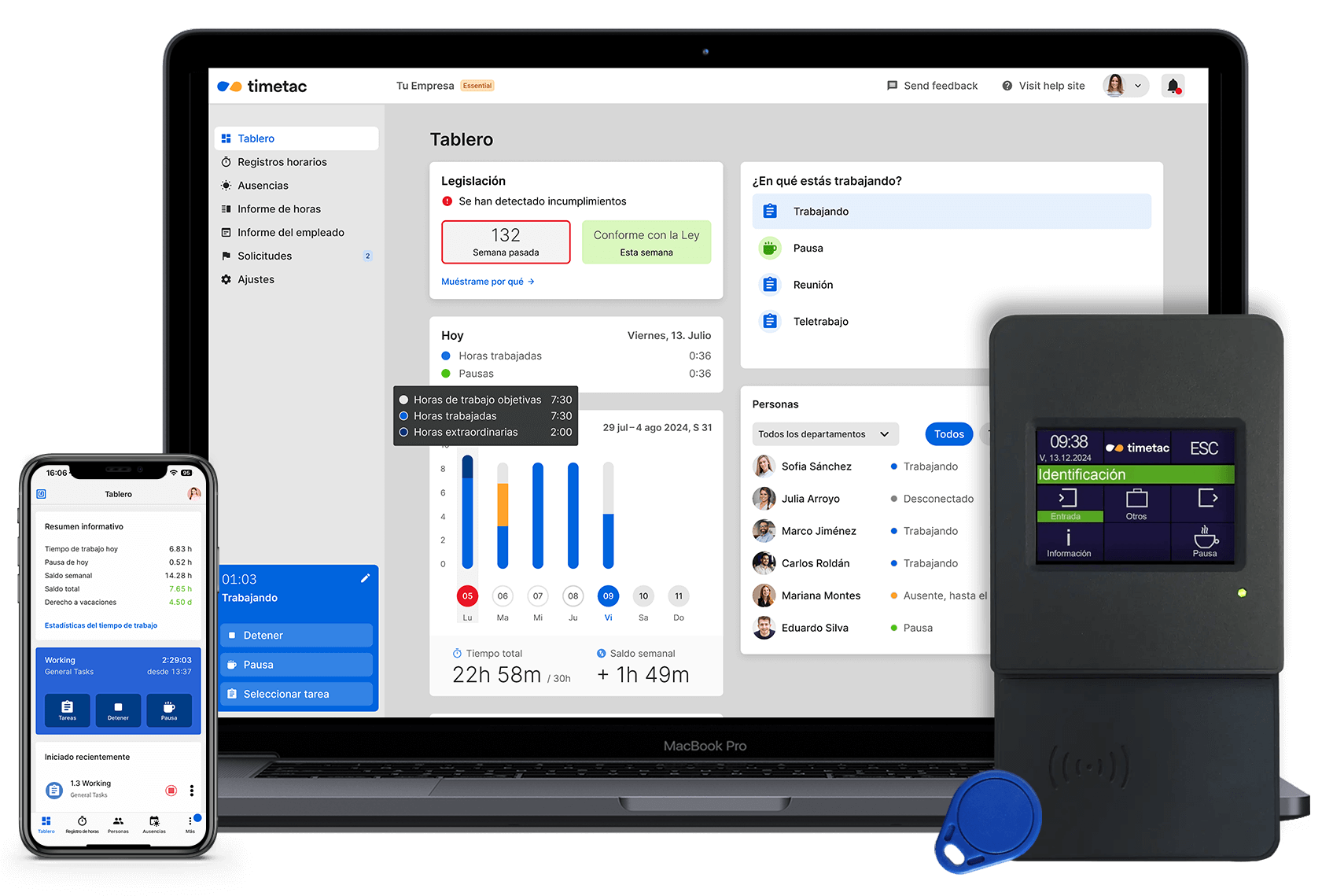 Software de Control Horario y Presencia