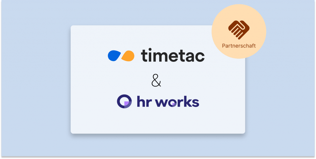 Logo TimeTac und Logo HRWorks