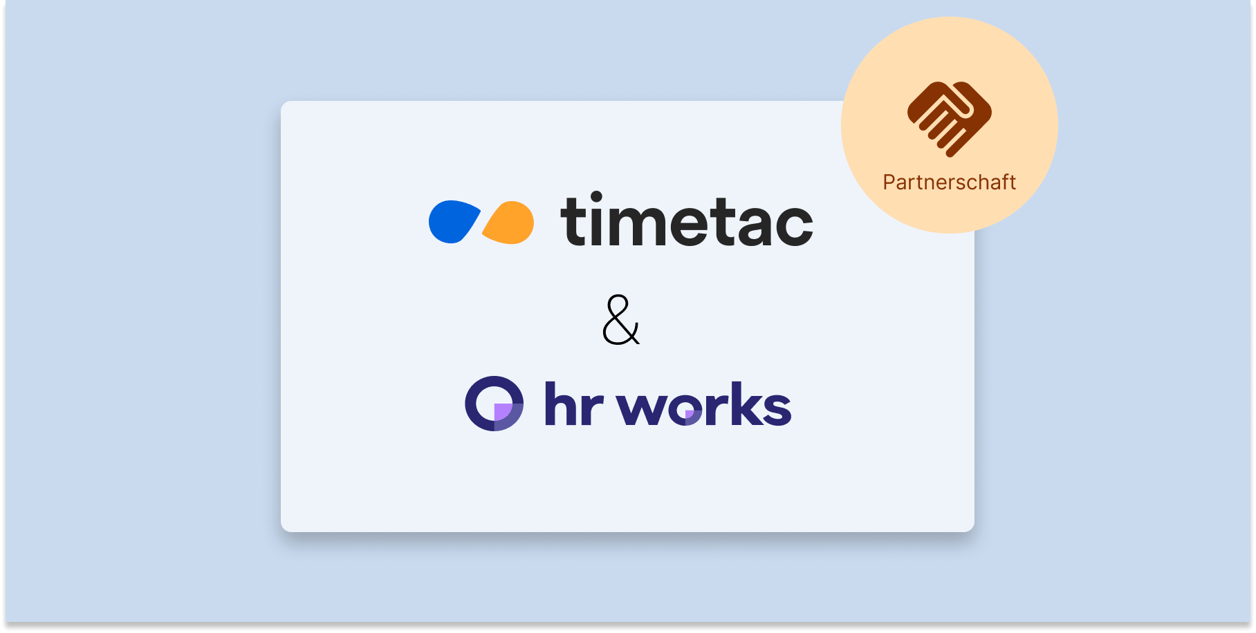 Logo TimeTac und Logo HRWorks